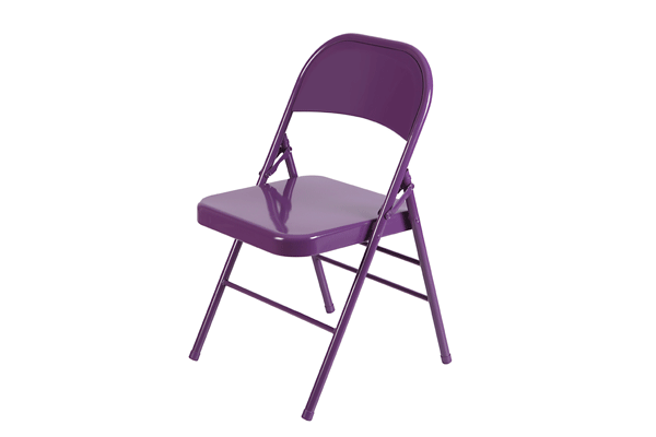 鐵椅 EBC-309AS(紫色）